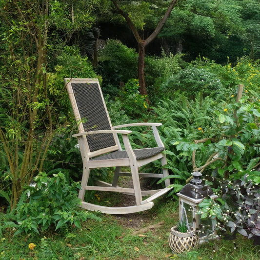 Barnnet Wooden Rocking Chair For Relaxation and Stress Relief